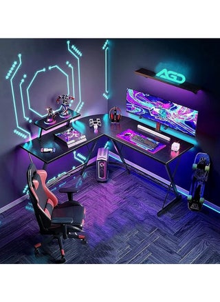 L Shaped Gaming Desk Computer Desk Table Home Office Writing Workstation with Large Monitor Stand Space-Saving and Easy to Assemble - pzsku/Z10B455976C3B4F0B8247Z/45/_/1704021658/ce66a687-4b8d-4b7a-8de6-25f59701c6de