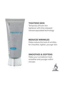 Firm A Face XR Temporary All Over Skin Tightener - Instantly Smooth the Appearance of Deep Wrinkles, Fine Lines & Enlarged Pores - 2-Pack - (2) 3.2 oz. tubes - Time Released