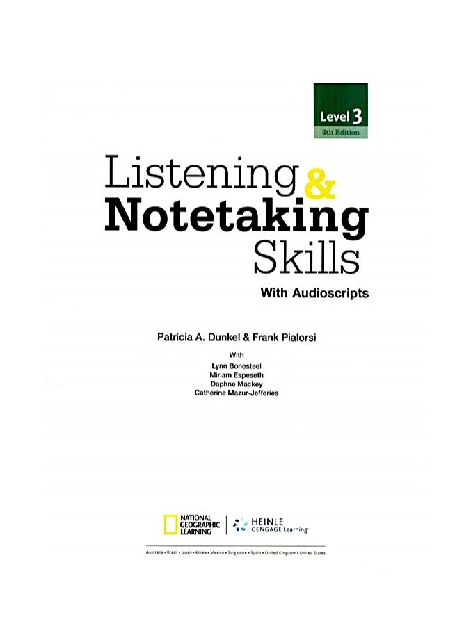 Listening and Notetaking Skills Level 3- for Advanced Learners: Incorporating National Geographic Content and Video Interviews to Enhance Listening Comprehension and Study Techniques  - Image 2