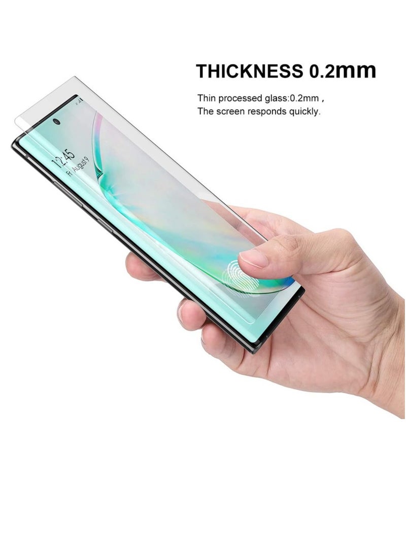 ELTRAZONE - Galaxy Note 10 Privacy Screen Protector, Protective Film[3D Curved] [Case Friendly] 9H Hardness Anti-Spy Tempered Glass Filmy, - Image 1