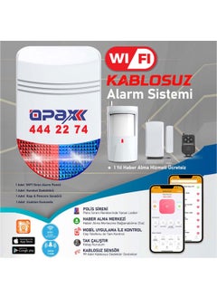 Bgr-12 WIFI Wireless Siren Alarm System Mobile Applied Data Security