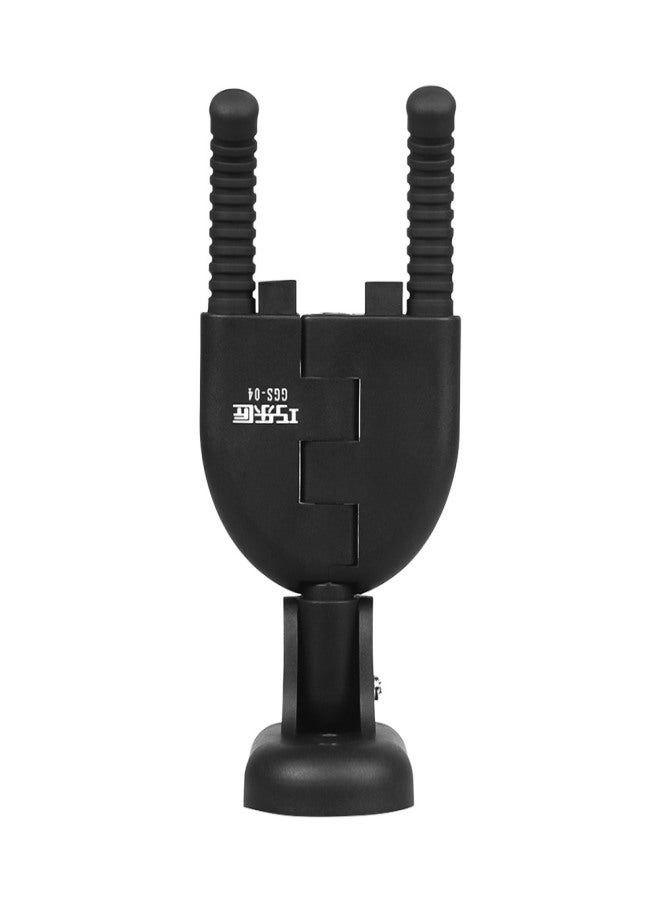 فلانجر حامل جيتار قابل للطي مع قفل تلقائي، حامل تثبيت على الحائط، مناسب للجيتار الكهربائي والصوت والباس واليوكليلي وآلات الوتر - Image 3