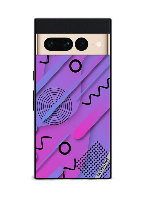 Protective Case Cover For Google Pixel 7 Pro Layers With Xo Design Multicolour