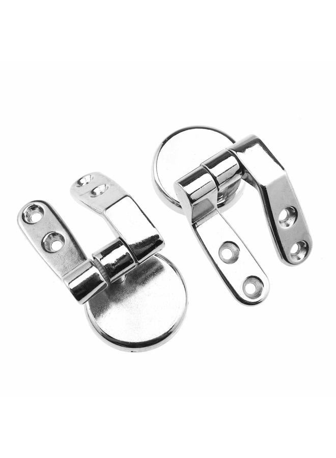 SING F LTD Zinc Alloy Finished Replacement Universal WC Hinge for MDF Wooden Toilet Seat Resin Toilet Cover - Image 2