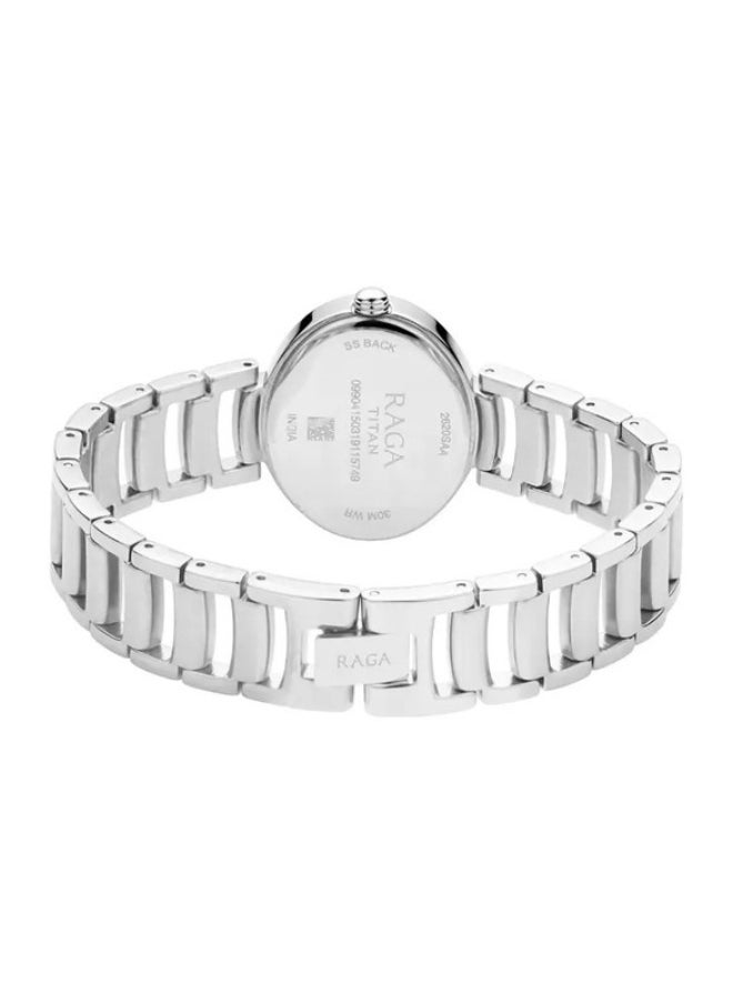 TITAN Raga Viva Silver Dial Metal Strap Watch  - Image 3