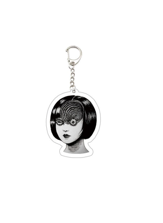 Generic Junji Ito Key Chain Ring Keychain for Accessories Bag Acrylic Pendant Keyring Chains Jewelry Gifts-Color:Junji 5  - Image 4
