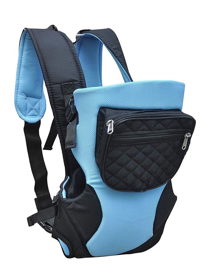 Crawl'in 4 Way Kangaroo Baby Carrier Bag - Kids Cuddler with Front Pocket Cushioned Shoulder Belt & Head Support - 0 to 2 Years - Image 3