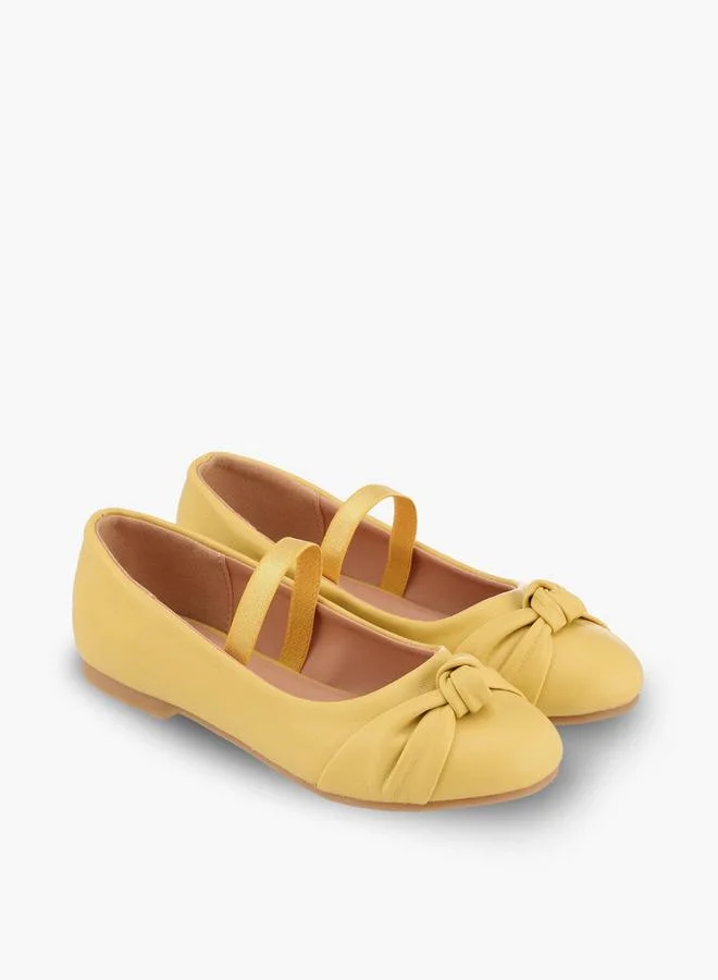جونيورز Girls Knotted Ballerina Shoes