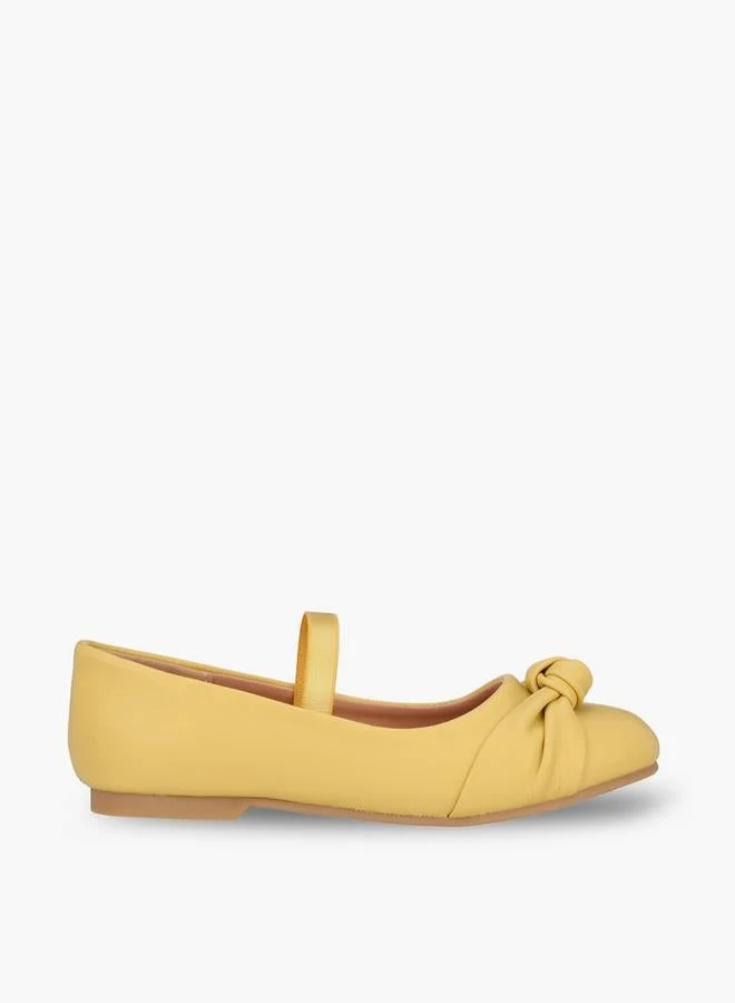 جونيورز Girls Knotted Ballerina Shoes