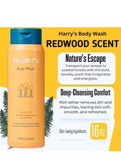 Harry's Men's Body Wash, 16 Fl oz (Pack of 4) | Men's Body Wash and Shower Gel Variety Pack - Stone, Redwood, Fig & Spring Scent | Sulfate-Free Body Wash for Men - pzsku/Z10B4F424EF3B6FC6BCB0Z/45/_/1740495323/893a0564-dab5-4751-9fde-f0b557ee91f4