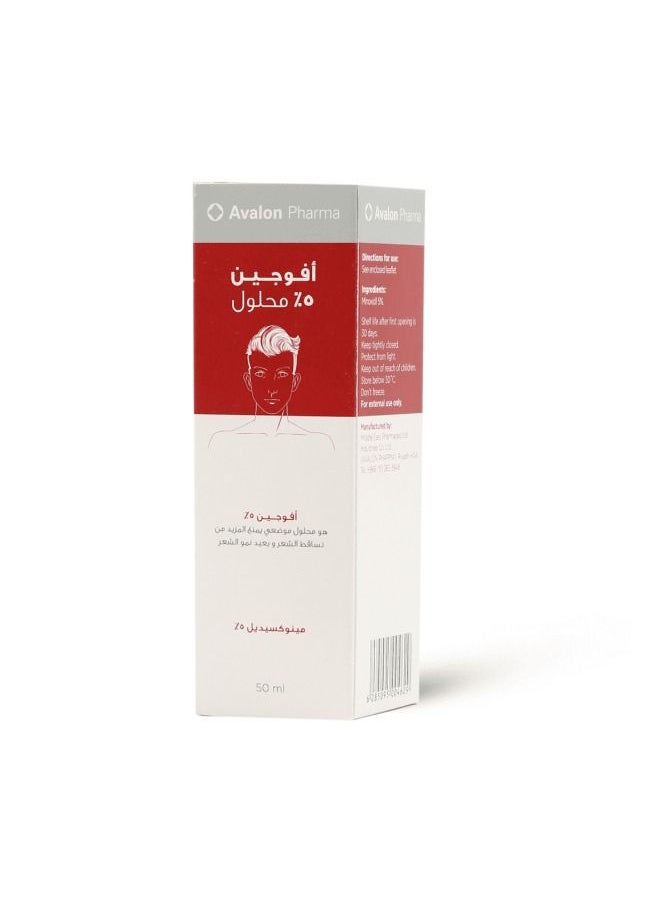 أفالون فارما - افوجين بخاخ 5% مينوكسيديل أفوجين, محلول موضعي يمنع تساقط الشعر ويعيد نموه - Image 1