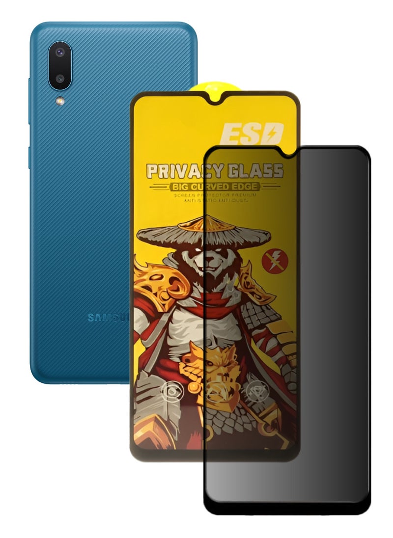 ESD Tempered Dustproof Glass Screen Protector Compatible For Samsung Galaxy A02 - Image 1