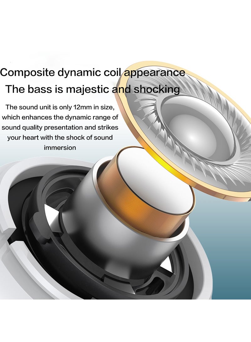 Concretization Type C Headphones / USB C Headphones for Samsung Galaxy S25 S24 S23 Ultra S22 S21 FE S20 A54 A53 Or iphone17/16/15 , USB C Earphones with Mic Volume Control Wired Earbuds 545 Gree - Image 3