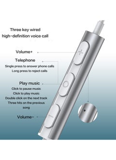 Concretization USB C Headphones for Galaxy S24 S23 Ultra S22 S21 FE S20 A54 A53 USB C Earphones with Mic Volume Control Wired Earbuds USB Type C Headphones for iPhone 16 15 Pro Max Plus iPad Pro Pixel 8 7 6  - Image 4