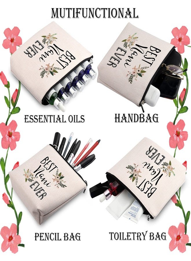WCGXKO أفضل هدية للجدة على الإطلاق، حقيبة مكياج بسحاب، حقيبة سفر مقاومة للماء لأدوات النظافة الشخصية (أفضل هدية للجدة) - Image 4