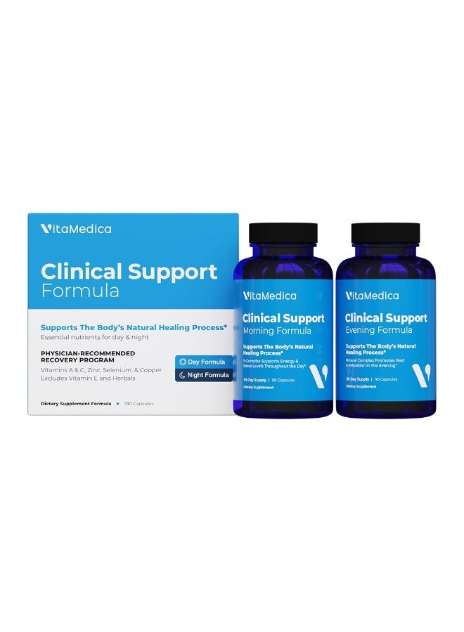 VitaMedica Clinical Support Formula | Promotes Collagen & Wound Healing | Vitamin C, D, & A to Support Healthy Immune Function | Zinc + Selenium | Vitamin B | Multivitamin for Women & Men - Image 1