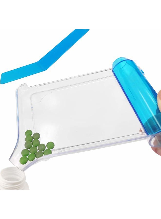 Medarchitect (Clear, L Shape) - Right Hand Pill Counting Tray with Spatula (Clear) - Image 4