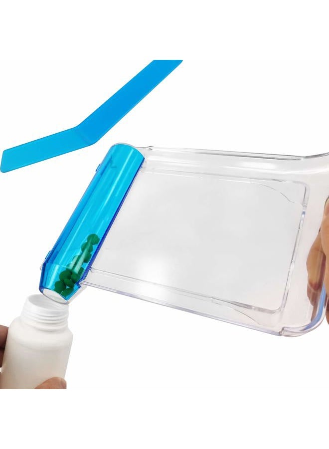 Medarchitect (Clear, L Shape) - Right Hand Pill Counting Tray with Spatula (Clear) - Image 3