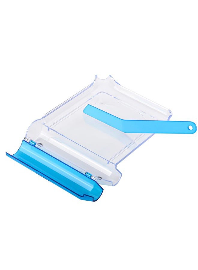 Medarchitect (Clear, L Shape) - Right Hand Pill Counting Tray with Spatula (Clear) - Image 1