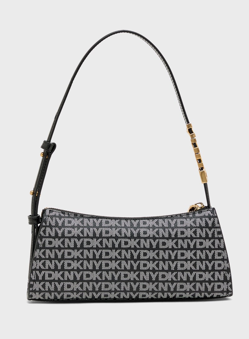 DKNY Logo Avril Shoulder Bag - Image 2
