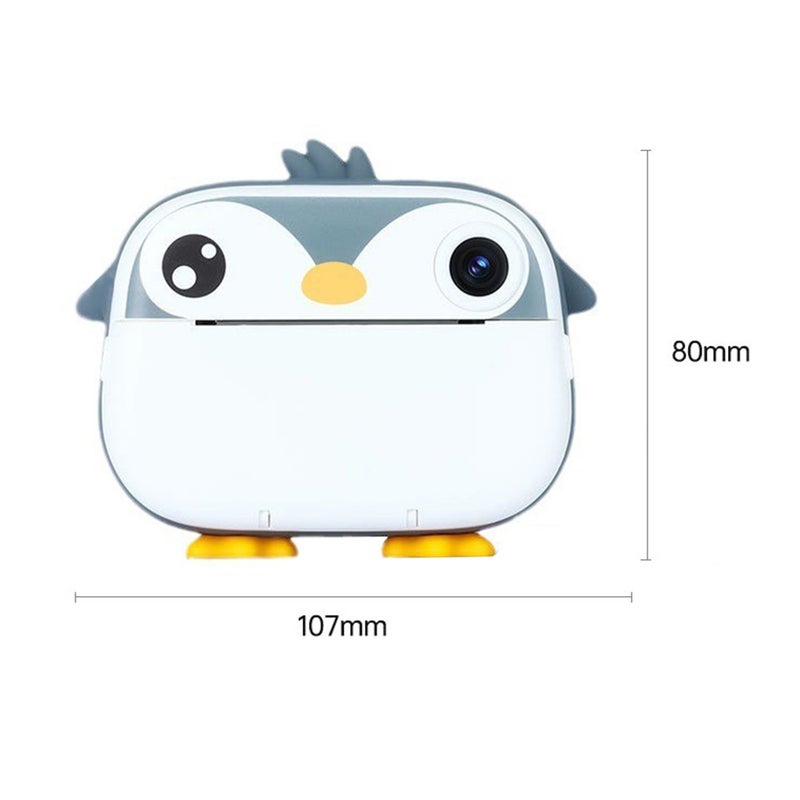 Kids Camera Instant Thermal Printer 2.4 Inch Screen Dual Camera Support Timer Shooting 1080P Video Recording Thermal Inkless Printing with 3 Rolls White Print Paper Toddler Learning Toy Birthday Gift - Image 3
