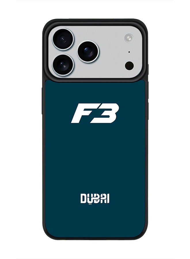 Stylizedd iPhone 17 Pro Max Case, [Compatible with MagSafe] Slim Magnetic cover Phone Case iPhone 17 Pro Max - Faz3 Dubai Blue - Image 1