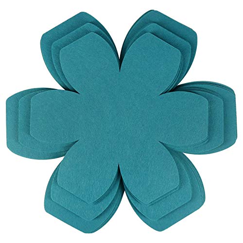 BYKITCHEN BYKITCHEN Pot and Pan Protectors, Set of 12 and 3 Different Sizes, Larger & Thicker Felt Pan Protector Pads, Cyan Pot  - Image 2