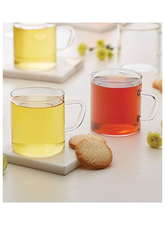 BOROSIL Vision Classic Mug Set Of 6-Microwavable White 190ml - Image 3