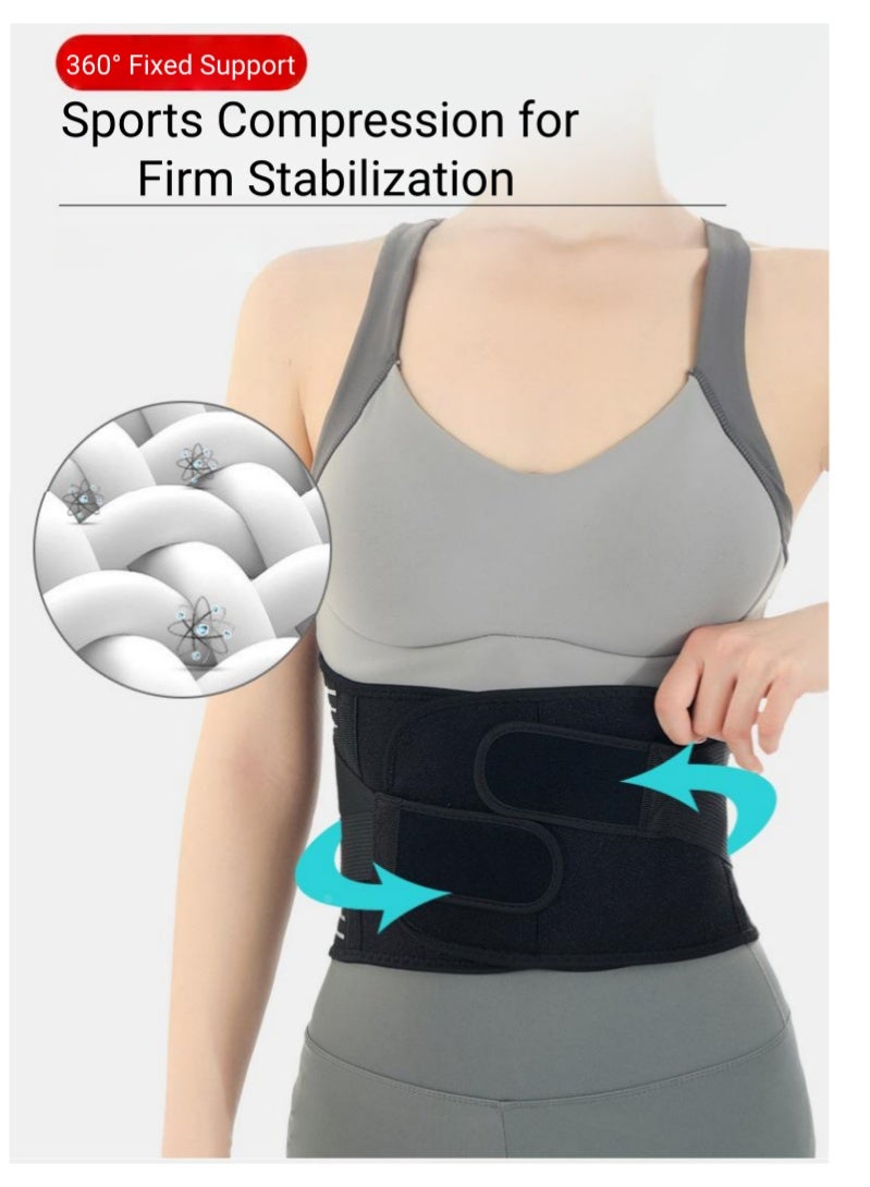 ARUWA Back Brace Lower Back Pain Relief with 7 Stays, Adjustable Breathable Back Support Belt for  Men/Women Work, Back Brace for Lower Back Pain Relief,Anti-skid Lumbar Support for Sciatica Scoliosis - Image 5