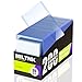MILTNK 200 Pack Hard Card Sleeves Plastic Card Sleeves Baseball Sports Trading PKM Cards Holder Protectors 100 Hard Sleeve 100 Soft Sleeve - Image 3
