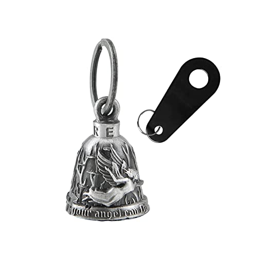 GARGOYLE BELLS Motorcycle Bell with Hanger for Biker, Good Luck Biker Bells & Motorcycle Accessories, Keychain Luck Bell - Image 1