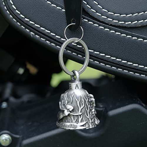 GARGOYLE BELLS Motorcycle Bell with Hanger for Biker, Good Luck Biker Bells & Motorcycle Accessories, Keychain Luck Bell - Image 5