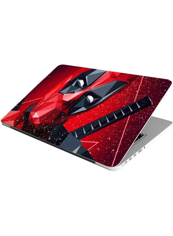 Home Trove ANCIARY Full Laptop Skin Stickers HD Quality Sticker for Laptops Upto 15.6" Compatible with Apple/Dell/HP/Lenovo/Acer/Asus/Sony (Dustproof|Waterproof|Scratchproof|Reusable) - Deadpool FL EDS1  - Image 2