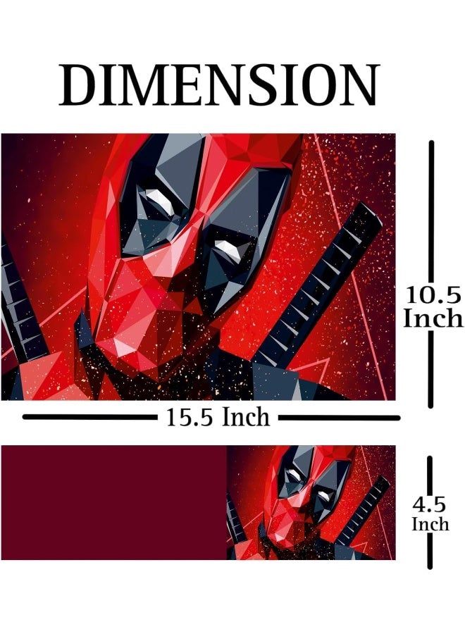 Home Trove ANCIARY Full Laptop Skin Stickers HD Quality Sticker for Laptops Upto 15.6" Compatible with Apple/Dell/HP/Lenovo/Acer/Asus/Sony (Dustproof|Waterproof|Scratchproof|Reusable) - Deadpool FL EDS1  - Image 3