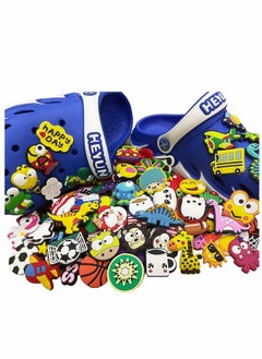 Excefore Shoe Decoration Charms, PVC Shoe Charms for Croc, Different Shapes, Shoes Buckle, Party Gift for Kids and Teens Girls ( 102 Pack )  - Image 4
