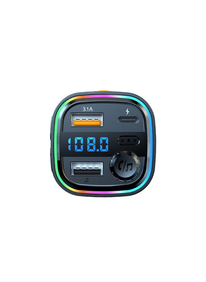 Beauenty C26 Car Bluetooth Transmitter Handsfree Audio Player Dual USB Car Charger - Image 2