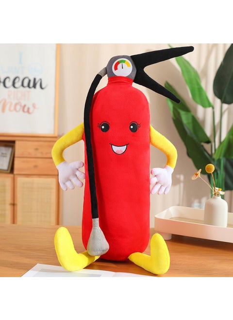 Creative Fire Series Pillow Simulation Fire Engine Fire Extinguisher Funny Plush Toy Gift For Children-Color:Fire Extinguisher: Large Size About 75cm-Height:As Shown In The Picture
