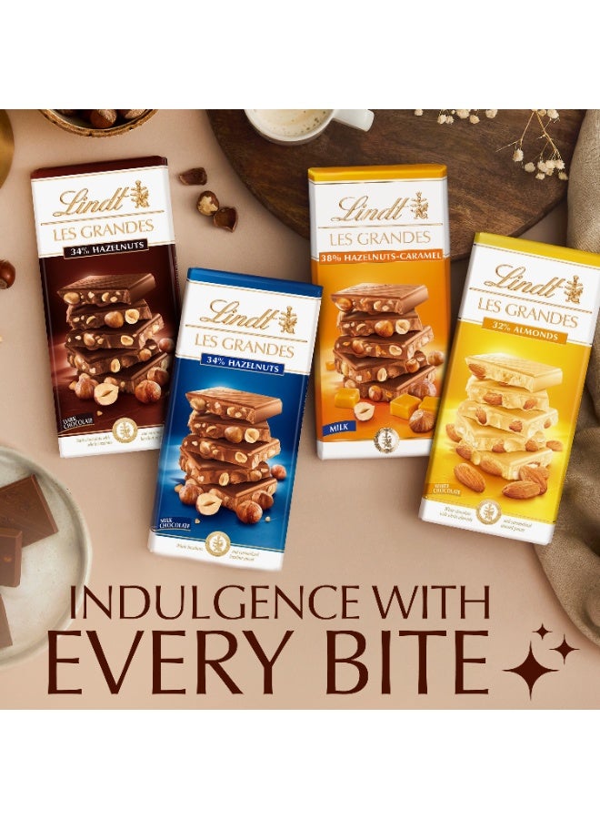 Lindt Les Grandes Caramel Hazelnut 150g - Image 3