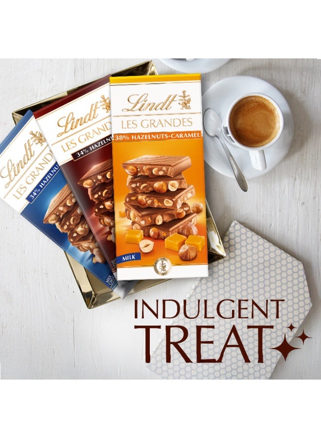 Lindt Les Grandes Caramel Hazelnut 150g - Image 1