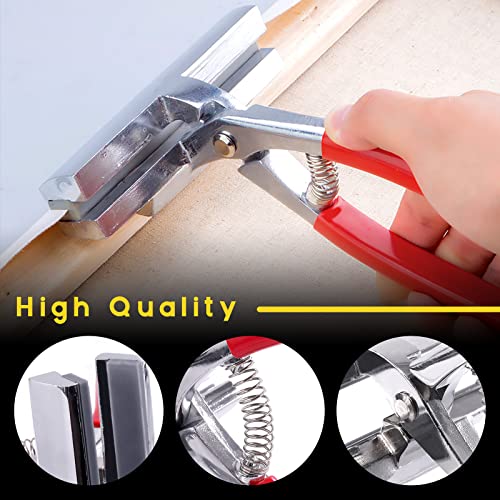 Mardatt 3 Pcs Heavy Duty Canvas Stretcher Pliers and Staple Remover and Tack Puller Tool, Aluminum Alloy Canvas Stretching Pliers with Spring Rubber Handle for Stretching Canvas Clamp Oil Painting - Image 4