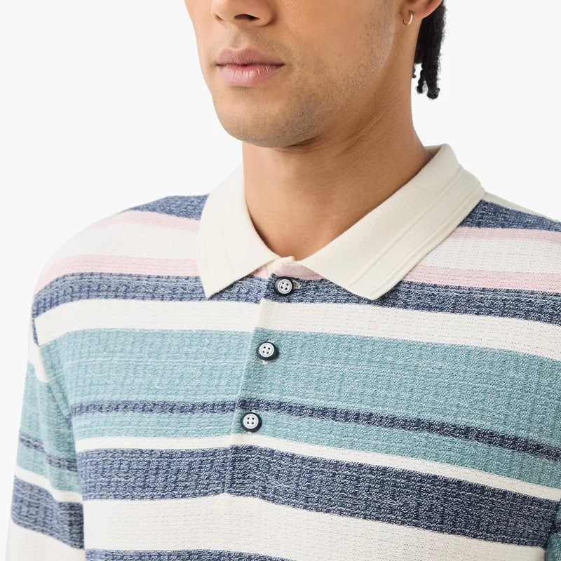 Lee Cooper  Lee Cooper Jacquard Polo T-shirt for Men | Best Price UAE