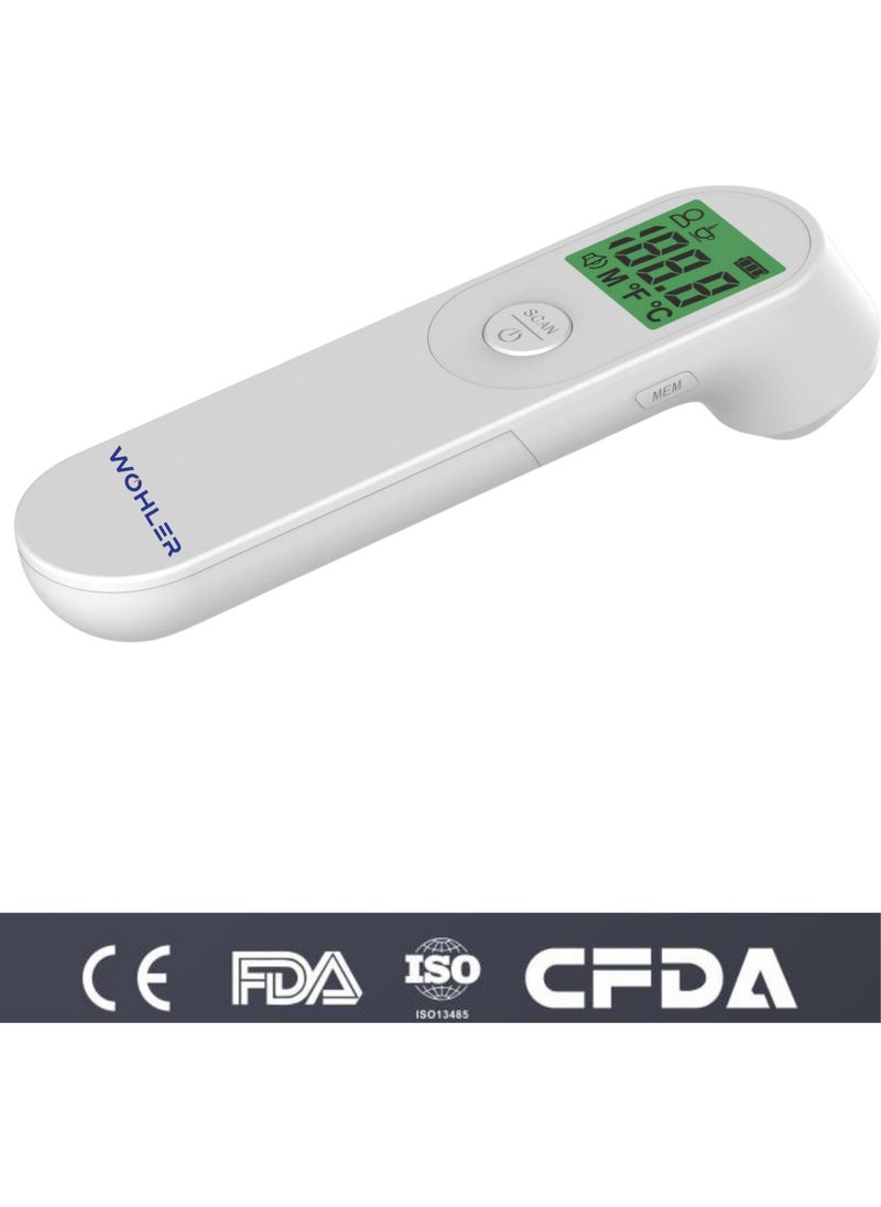 Wohler - Non-Contact Digital Thermometer Forehead Body and Object, FDA APPROVED - Image 1