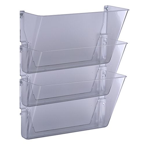 Officemate Wall Files, Letter/A4 Size, Clear, 3 Pack (21424) - Image 4