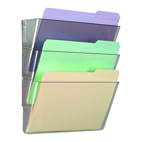 Officemate Wall Files, Letter/A4 Size, Clear, 3 Pack (21424) - Image 5