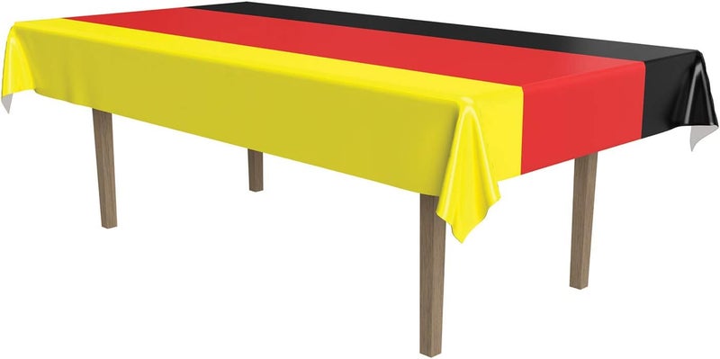 Beistle German Plastic Tablecover 54 x 108 - Image 1
