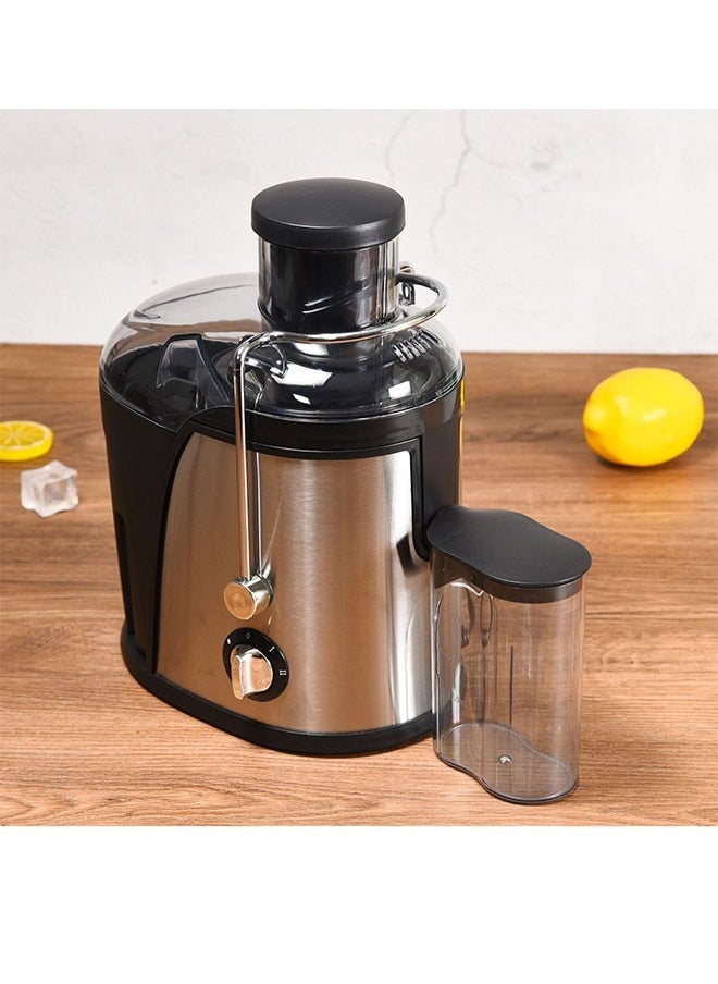 دوكاسو عصارة ، عصارة الطرد المركزي ، ماكس باور 800W عصير النازع ، 65mm كامل الفواكه والخضروات شلال ، 3 سرعة عصارة سريعة وسهلة التنظيف ، لا تحتوي على برا ، فضة  - Image 3
