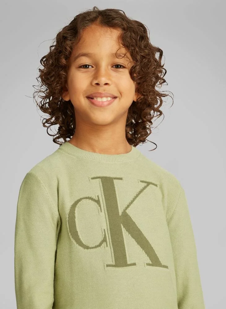 كالفن كلاين جينز Youth Graphic Logo Sweatshirt