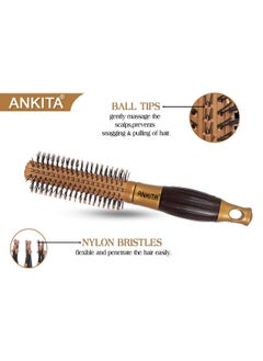 Ankita Ankita Hair Brush with Nylon Bristle, All-Purpose, Colors May Vary (B11) by Chhavi Creation  - Image 3