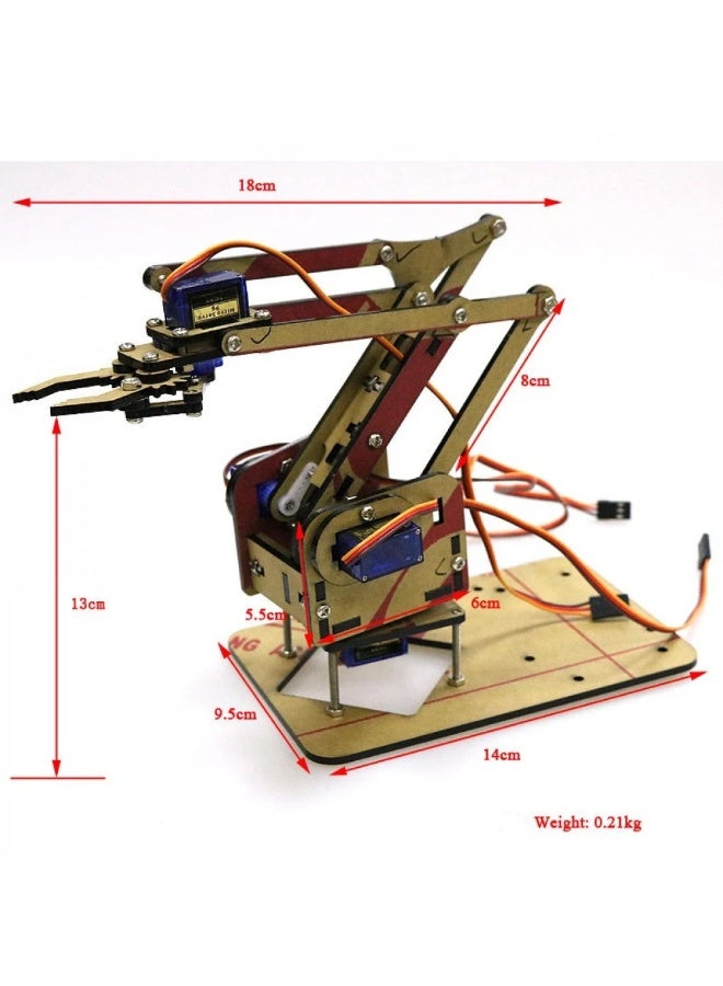4 Degree of Freedom Tank Robot Mechanical Arm