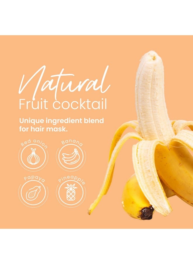 ANYELUZ ANYELUZ Natural Hair Mask, Hair Treatment for Dry and Damaged Hair, Restores Vitality and Silkiness, with Banana and Natural Fruits, 15.2 Fl Oz  - Image 5